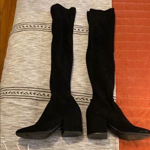 Dolce Vita knee high suede black